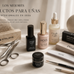 Productos profesionales para uñas utilizados en Nail Studio Tasher: herramientas Staleks, productos Peggy Sage, Hoes Nails y Ongly Care.